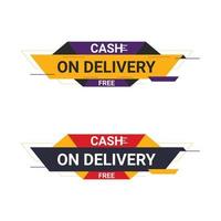 Cash On Delivery Steacker Vector