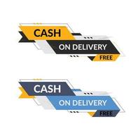 Cash On Delivery Steacker Vector