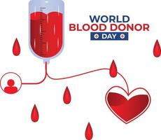 World Blood Donor Day vector