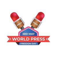 World Press Freedom Day vector