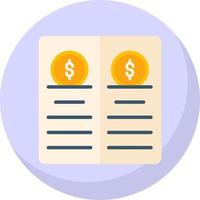 Balance Sheet Vector Icon Design