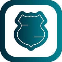 Police Shield Vector Icon Design