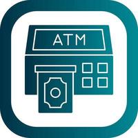 Atm Machine Vector Icon Design