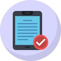 Digital Contract Vector Icon Design