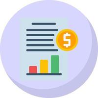 Cash Flow Statement Vector Icon Design