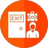 Exit Interview Vector Icon Design