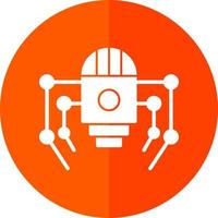 Nano Robot Vector Icon Design