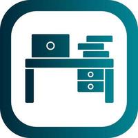 Work Table Vector Icon Design