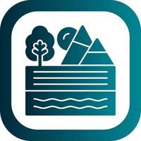 Valley Vector Icon Design