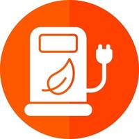 Eco Station Vector Icon Design