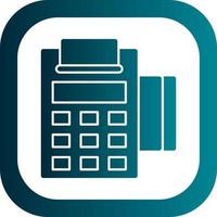 Pos Terminal Vector Icon Design