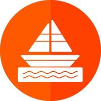 Sailing Vector Icon Design