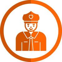 Policeman Vector Icon Design