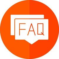 Faq Vector Icon Design