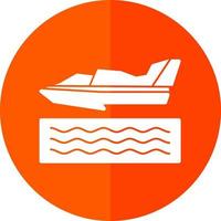 Hydroplane Racing Vector Icon Design