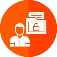 Sensitive Personal Data Vector Icon Design