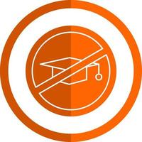 No Education Vector Icon Design