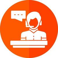 Customer Service Vector Icon Design