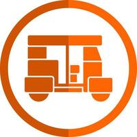 Rickshaw Vector Icon Design