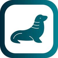 Seal Vector Icon Design