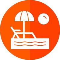 Beach Vector Icon Design