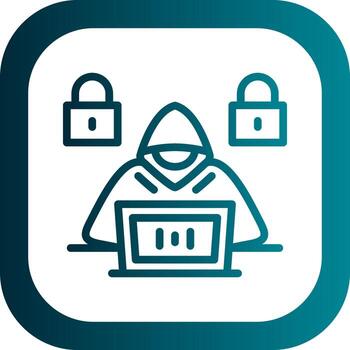 Hacker Vector Icon Design