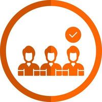 Selection Process Vector Icon Design