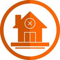 No Home Vector Icon Design