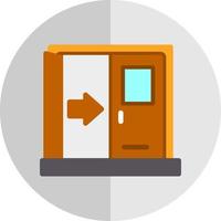 Exit Vector Icon Design