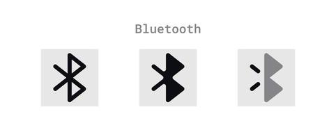 Bluetooth íconos sábana vector