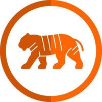 diseño de icono de vector de tigre