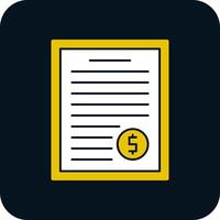 Invoice Vector Icon Design