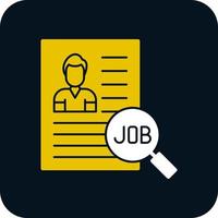 Job Vector Icon Design