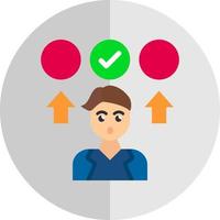 Decision Making Vector Icon Design