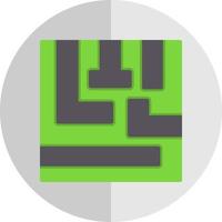 Maze Vector Icon Design