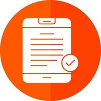 Digital Contract Vector Icon Design