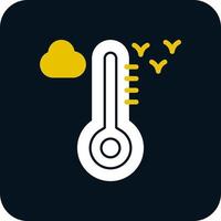 diseño de icono de vector de temperatura