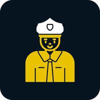 Policeman Vector Icon Design