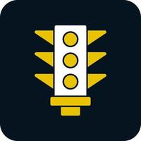 Traffic Signal Vector Icon Design