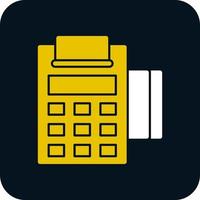 Pos Terminal Vector Icon Design