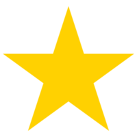 géométrique étoile forme sur une transparent Contexte png