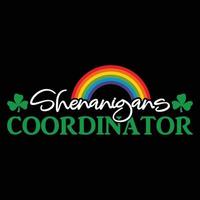 Shenanigans Coordinator SVG, st patty's day, Funny svg, Saint patrick, Patricks day, Saint patrick's day,St patrick svg, St patrick's day svg vector