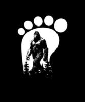 Hide and sick world champion bigfoot vector design