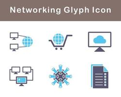 Networking Vector Icon Set