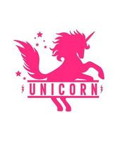 brillar me gusta un unicornio ilustración vector camiseta diseño