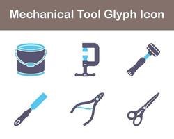 Mechanical Tool Vector Icon Set