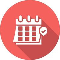 Insurance date Vector Icon