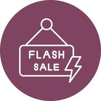 Flash Sale Vector Icon