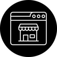 Web Online Shop Vector Icon