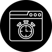 Web Timing Vector Icon